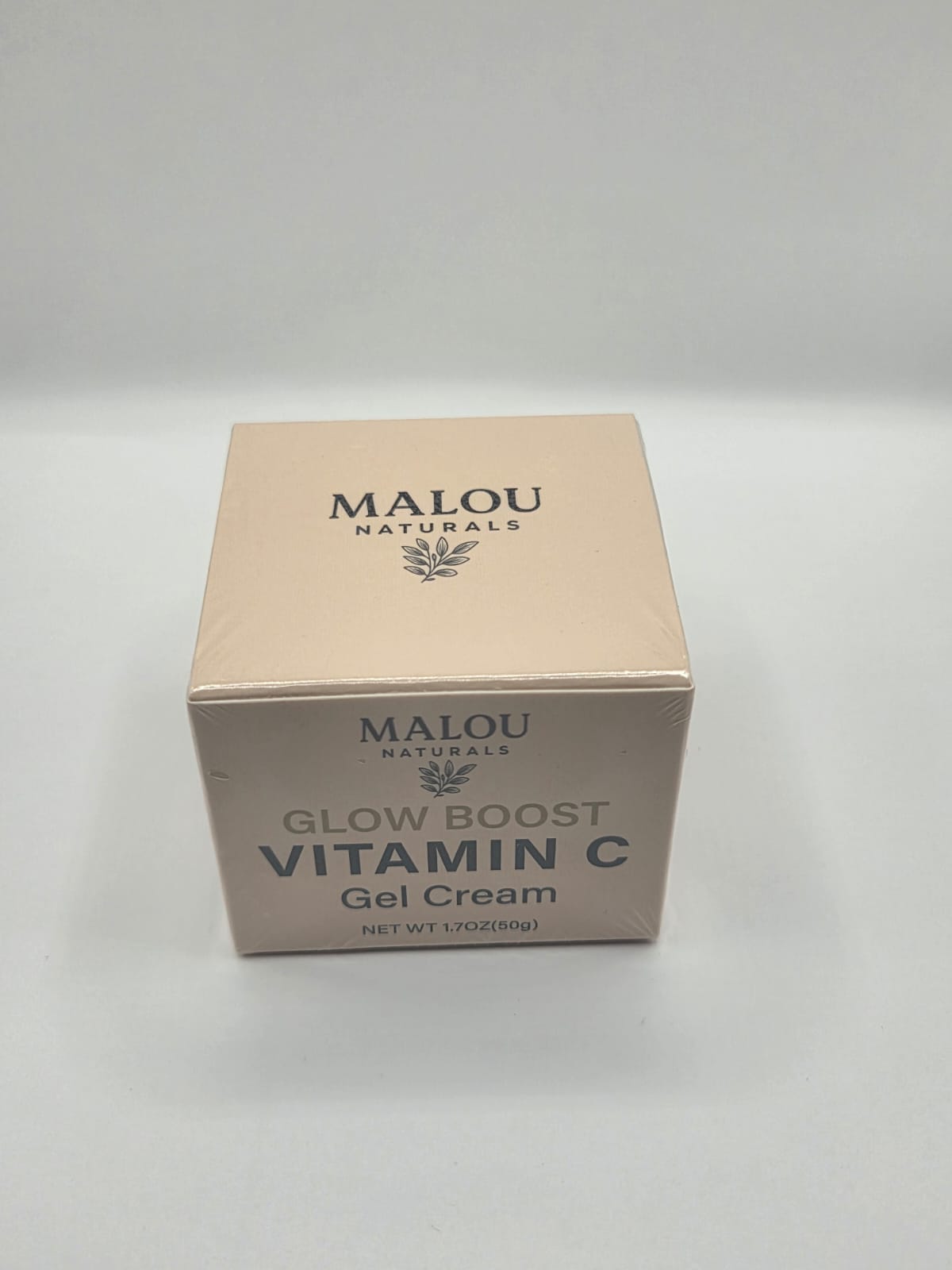 Malou Naturals – Glow Boost Vitamin C Gel Cream | Brightening & Hydrating Daily Moisturizer (50g)